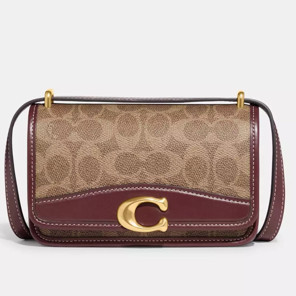 Coach Lunar New Year Bandit Crossbody Bag in Signature Canvas w/Rabbit Charm NWT